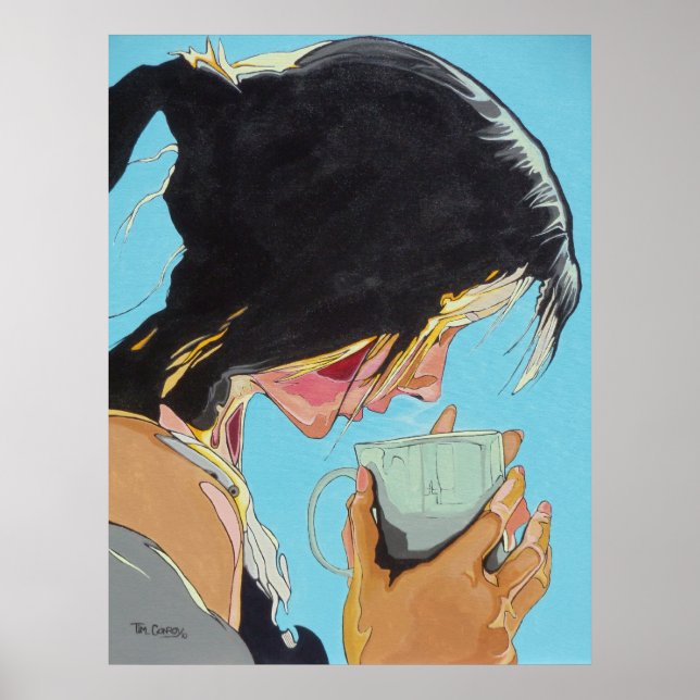 Pôster Café de manhã (Frente)