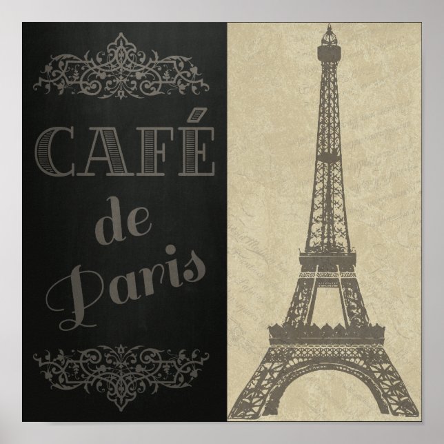 Pôster Café de Paris (Frente)