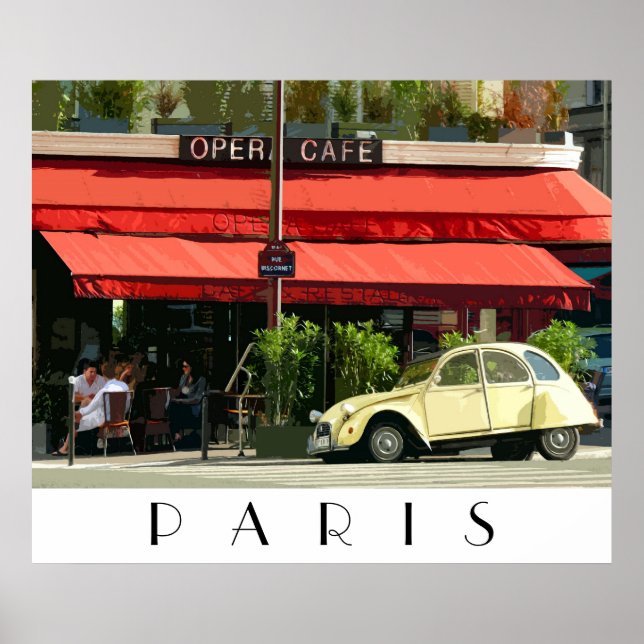 Pôster Café de Paris (Frente)