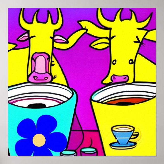 Poster Café de Vaca (Frente)