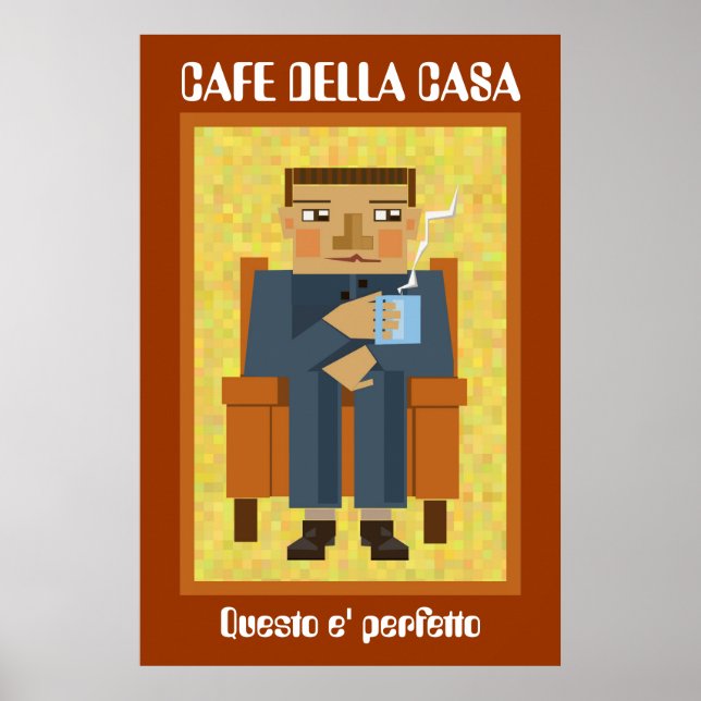 Poster Café della casa (Frente)
