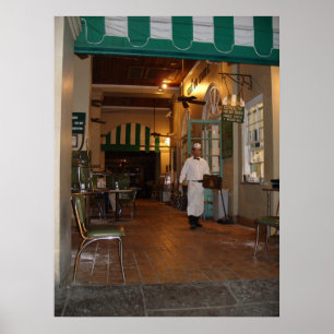 Pôster Café Du Monde New Orleans Side walk Café Café