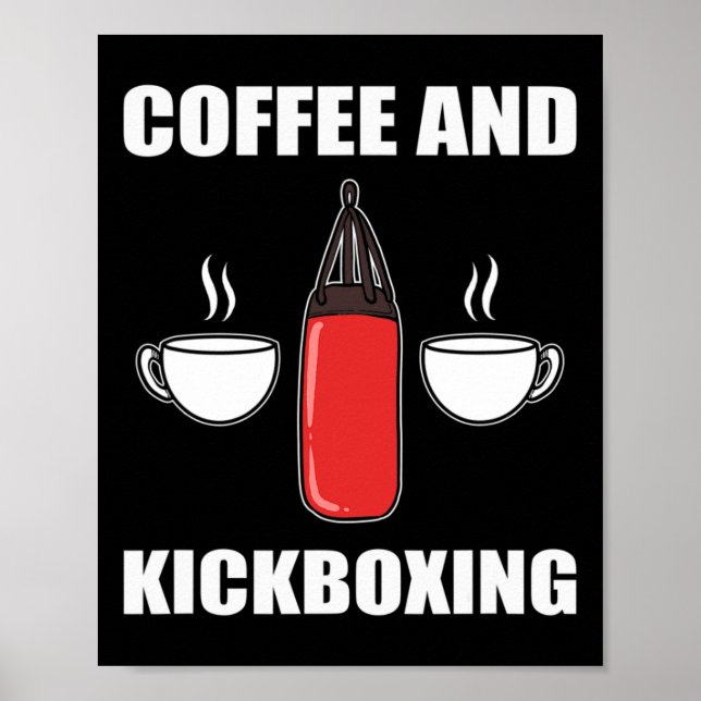 Poster Café e Kickboxing  (Frente)