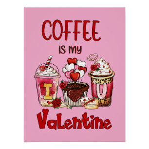Pôster Café É Meu Namorados