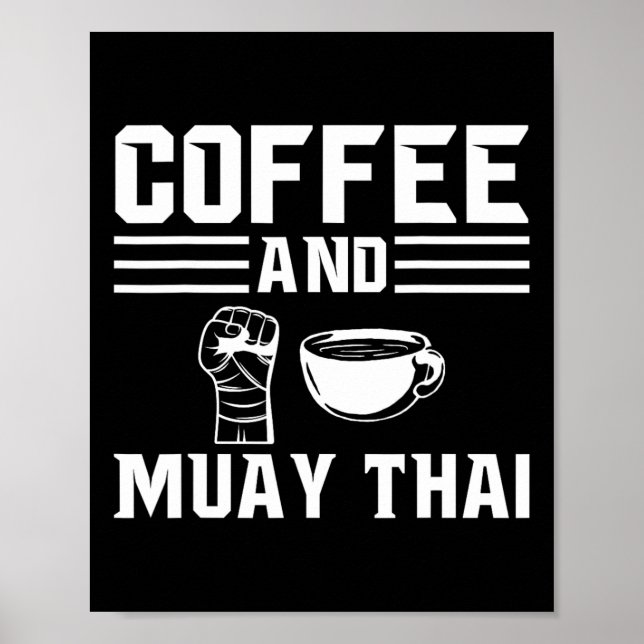 Poster Café E Muay Thai  (Frente)