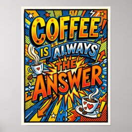 Poster café é sempre a resposta