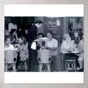 Poster Café em Paris