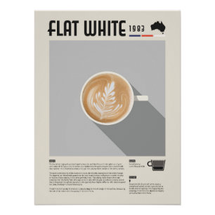 Pôster Café Flat White