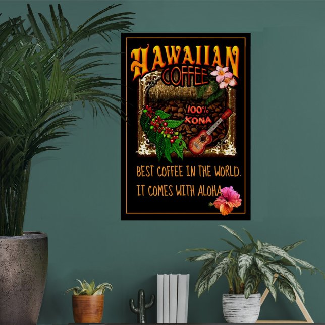 Poster Café Havaiano (Criador carregado)