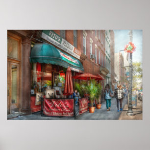 Pôster Café - Hoboken, NJ - o supermercado fino italiano