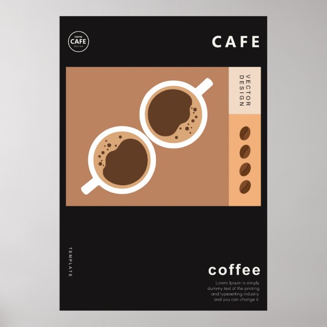Poster Café Internacional (Frente)