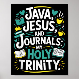 Poster Café Jesus Jornal Amante de Livros Cristãos