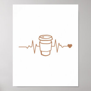 Poster Café Lifeline, Para Amantes De Café