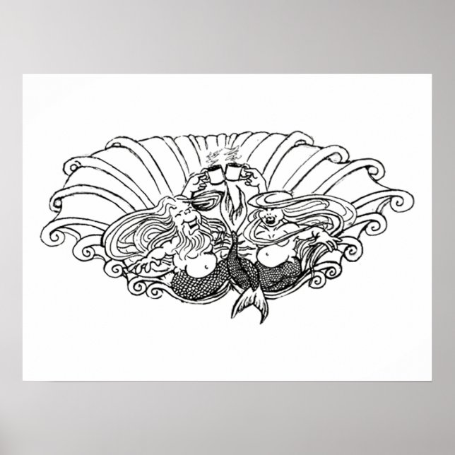 Poster café na costa (Frente)