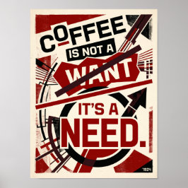 Poster café não é um desejo, é uma necessidade