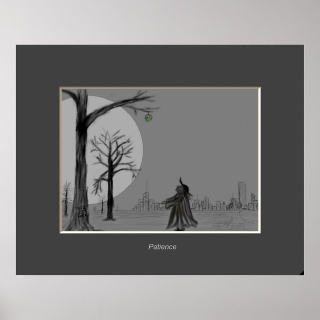 Poster Cafe Noir - Paciência (Frente)