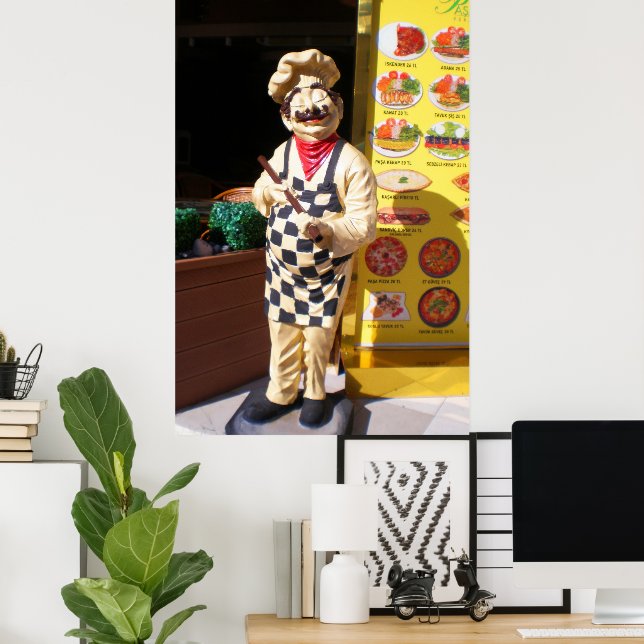 Poster Café Pasa Kebap em Kemer. Peru (Escritório em casa)