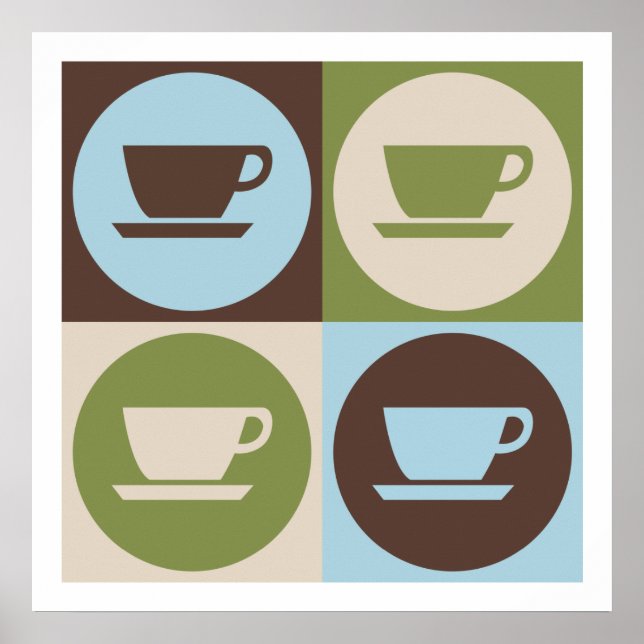 Poster Café pop (Frente)