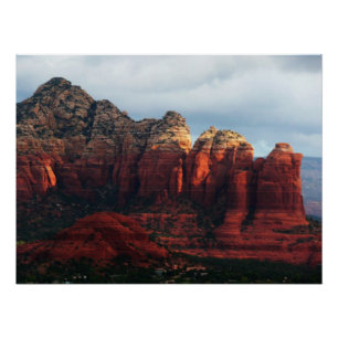 Pôster Café Pot Rock Nublado em Sedona Arizona