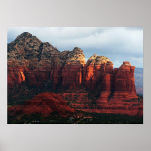 Pôster Café Pot Rock Nublado em Sedona Arizona