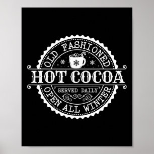 Poster Café Quente de Cacau Quente, Fashiado, Antigo Polo
