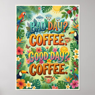 Poster café ruim dia café bom dia