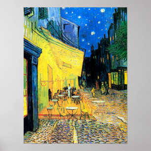 Poster Café Terrace à Noite (1888) Vincent Van Gogh Art