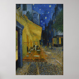Poster Café Terrace à noite por Vincent van Gogh