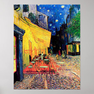 Poster Cafe Terrace na Noite, Vincent van Gogh, 1888