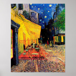 Pôster Café Terrace Place du Forum Van Gogh Fine Art