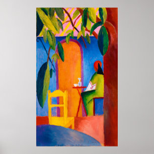 Poster Café Türkisches, de August Macke (1914)