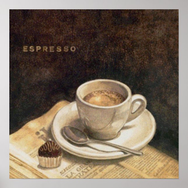 Poster Café Vintage (Frente)