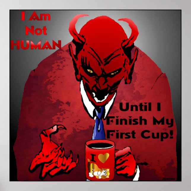 Poster Caffeine Devil (Frente)