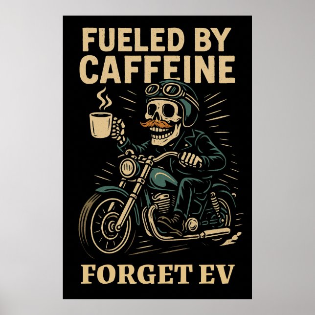 Poster Caffeine Lovers United (Frente)
