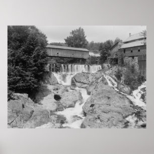 Pôster Cai acima do desfiladeiro Brockway