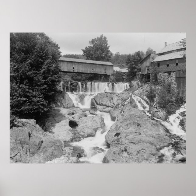 Pôster Cai acima do desfiladeiro Brockway (Frente)