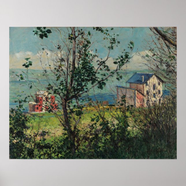 Poster Caillebotte - Casa de Campo em Trouville (Frente)
