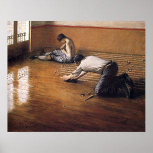 Poster Caillebotte - Escrapers 1876