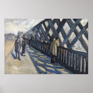 Poster Caillebotte - Estudo Para A Ponte Da Europa