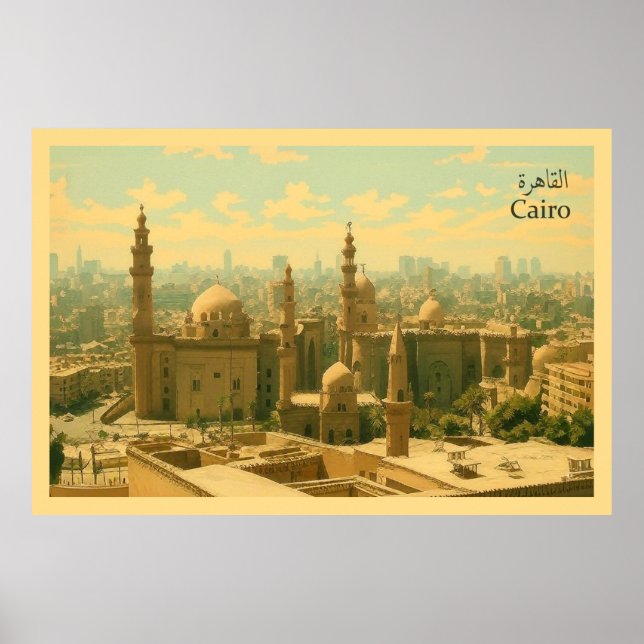 Poster Cairo - Egito (Frente)