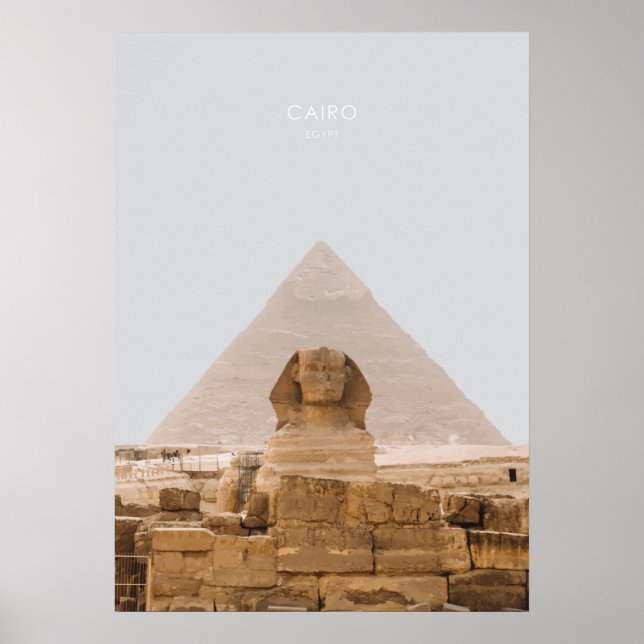 Poster Cairo, Viagem do Egito (Frente)