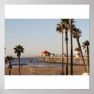 Poster Cais de Huntington Beach