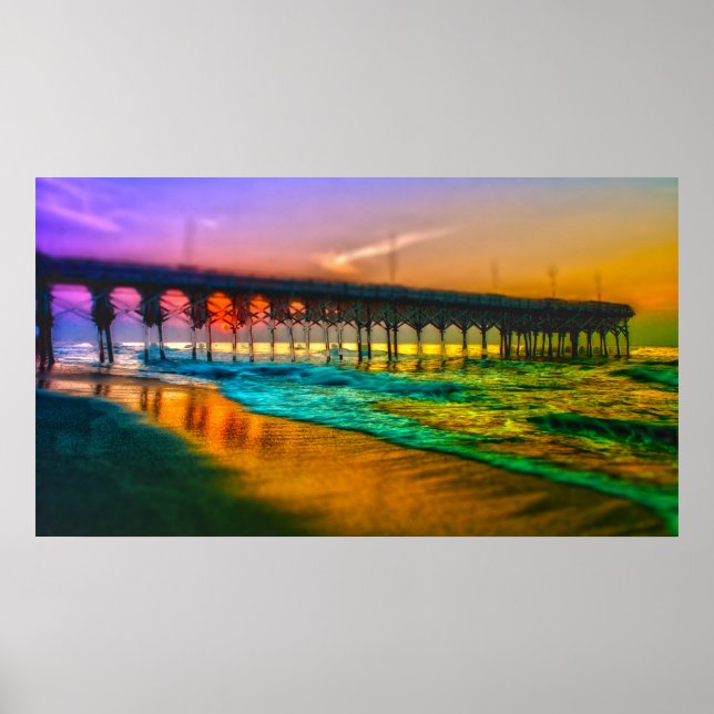 Pôster cais de mirtle Beach 14 (Frente)