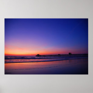 Poster Cais do por do sol