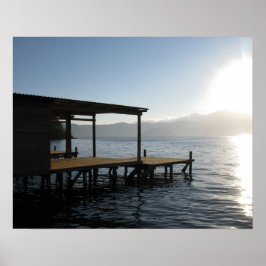 Poster Cais Tranquilo no Sunset