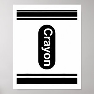 Poster Caixa de Crayon Correspondente ao Casal de Figurin