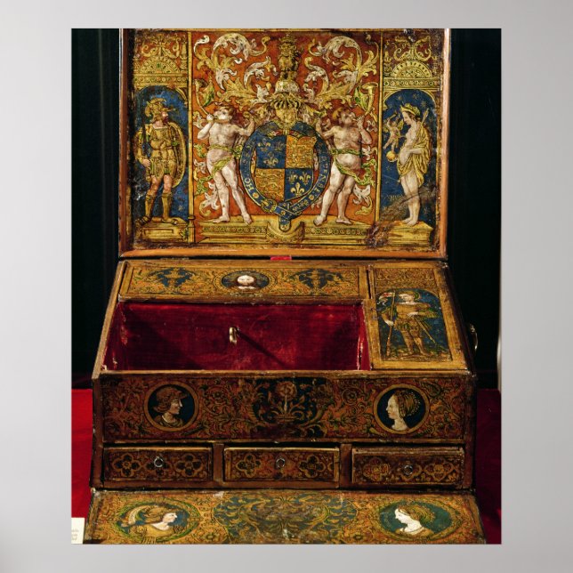 Pôster Caixa de escrevendo ou mesa (Frente)