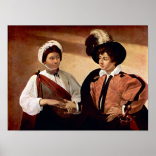 Pôster Caixa de fortuna de Caravaggio-The