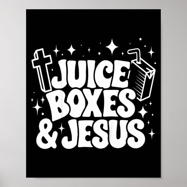 Poster Caixa de Suco Infantil Herói e Jesus Conscientizaç (Frente)