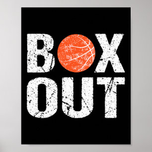 Poster Caixa de treinador de basquetebol dizendo oferta n